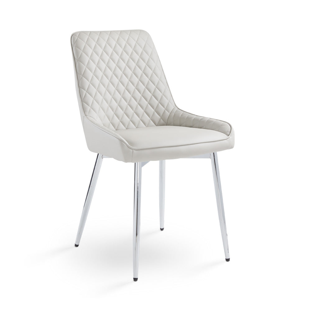 white dining chair