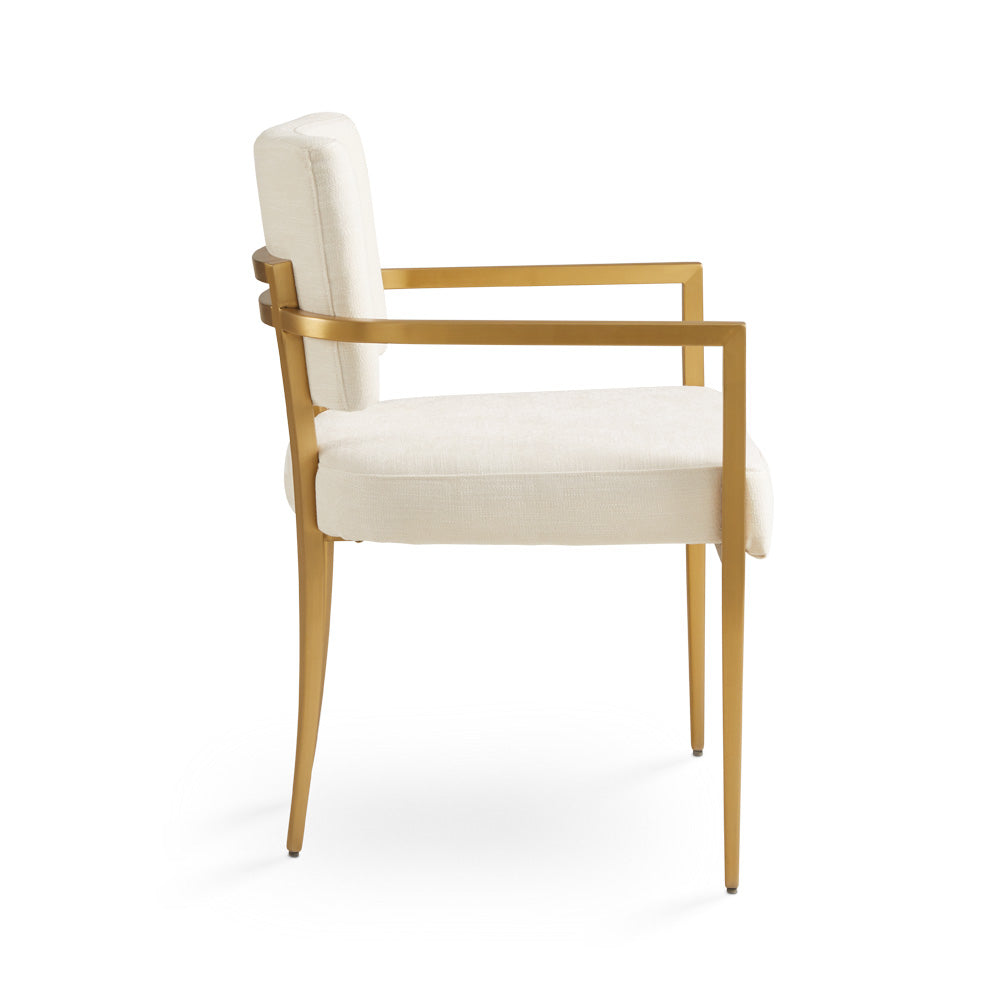 white dining chair