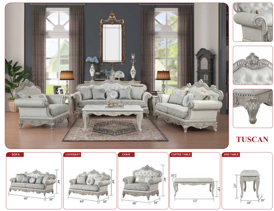 grey premium sofa set