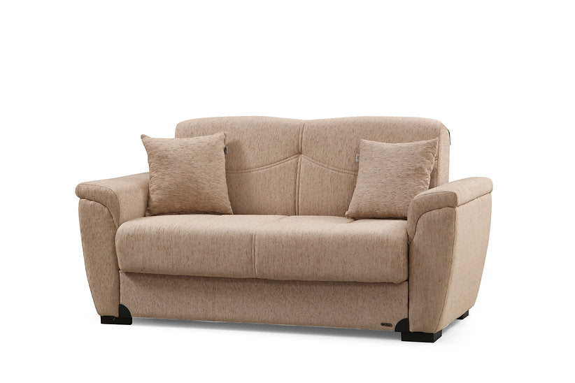 beige fabric sofa set