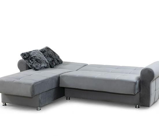light grey fabric sofa sectional