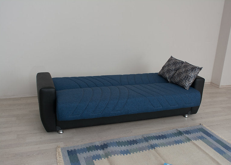 navy fabric sofa set