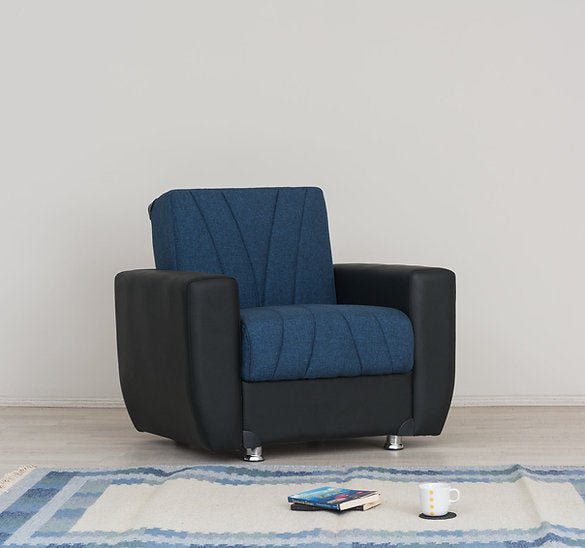 navy fabric sofa set