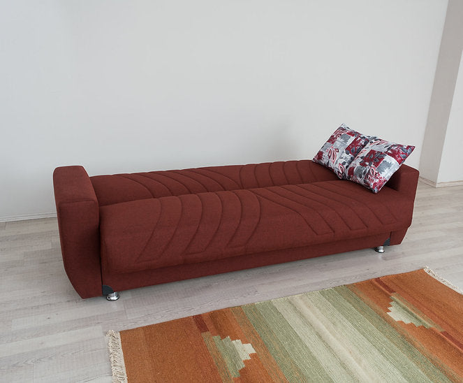 burgundy fabric sofa set