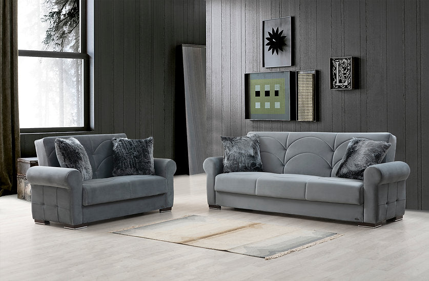 grey sofa set