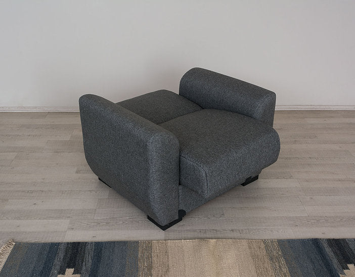 grey fabric sofa set