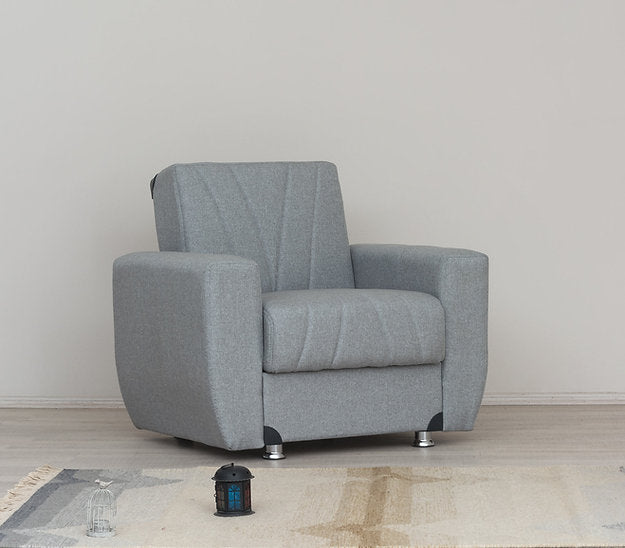 light grey fabric sofa set