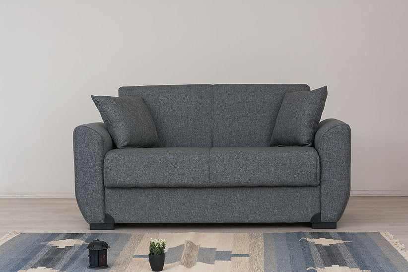 grey fabric sofa set