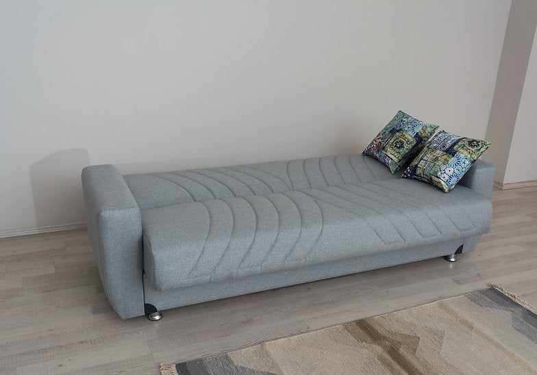 light grey fabric sofa set