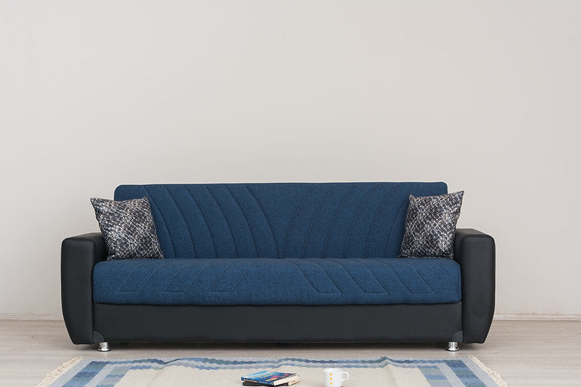 navy fabric sofa set