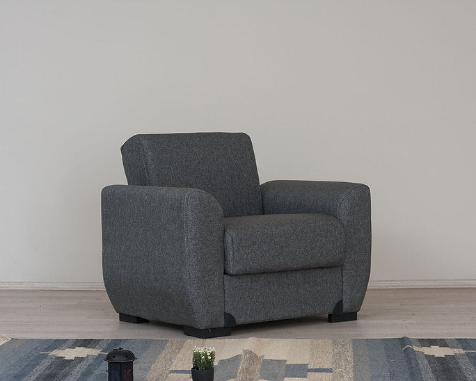grey fabric sofa set