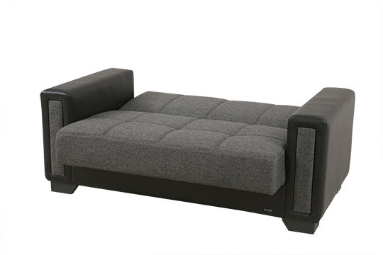 grey leather sofa set
