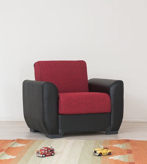 black&red leather sofa set