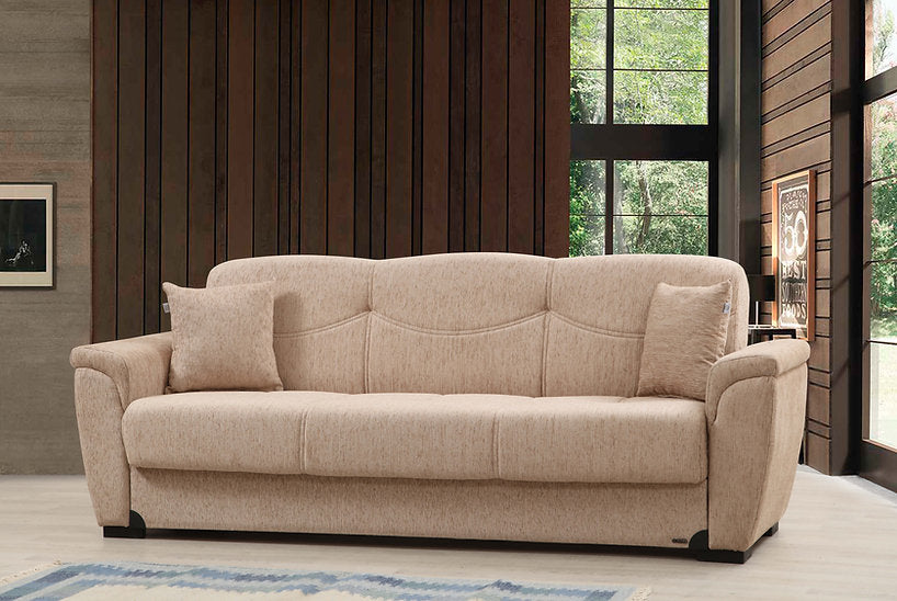 beige fabric sofa set
