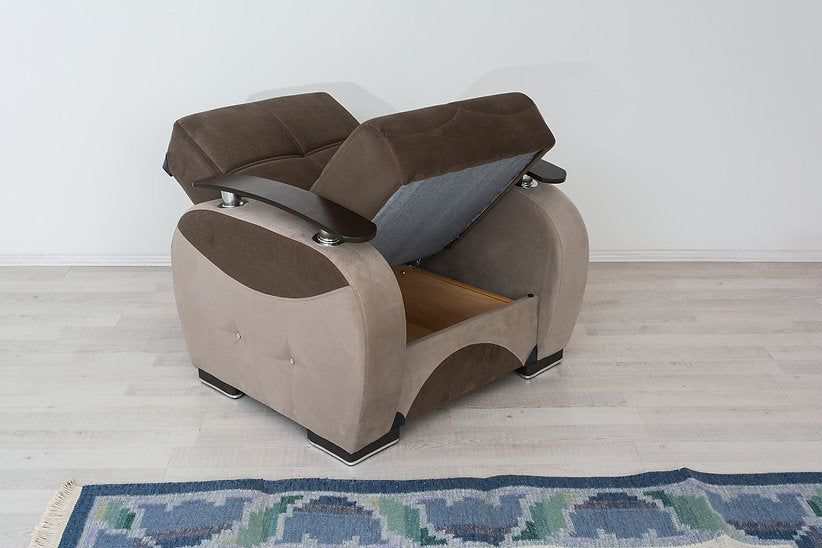 brown fabric sofa set