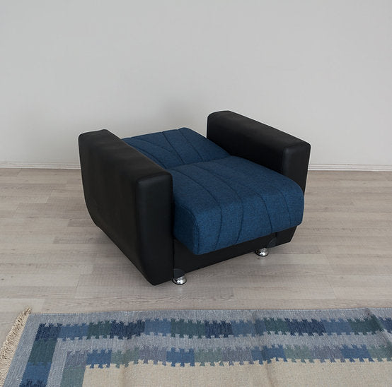 navy fabric sofa set