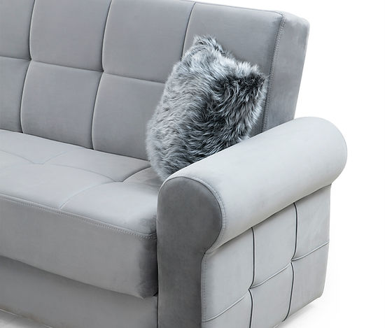 light grey fabric sofa sectional