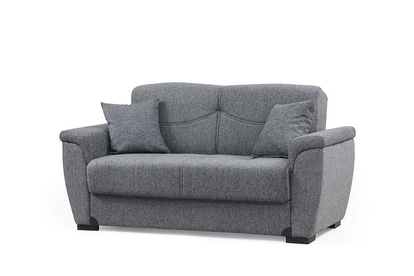 dark grey fabric sofa set