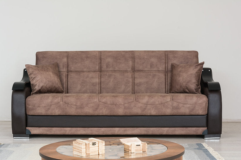 brown leather sofa set