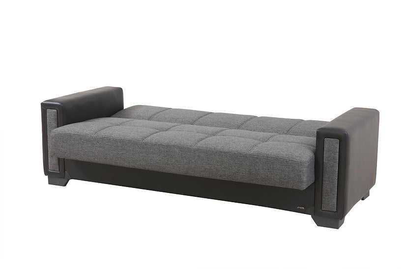 grey leather sofa set