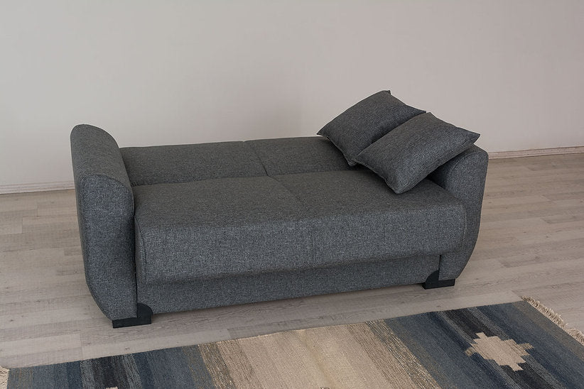 grey fabric sofa set