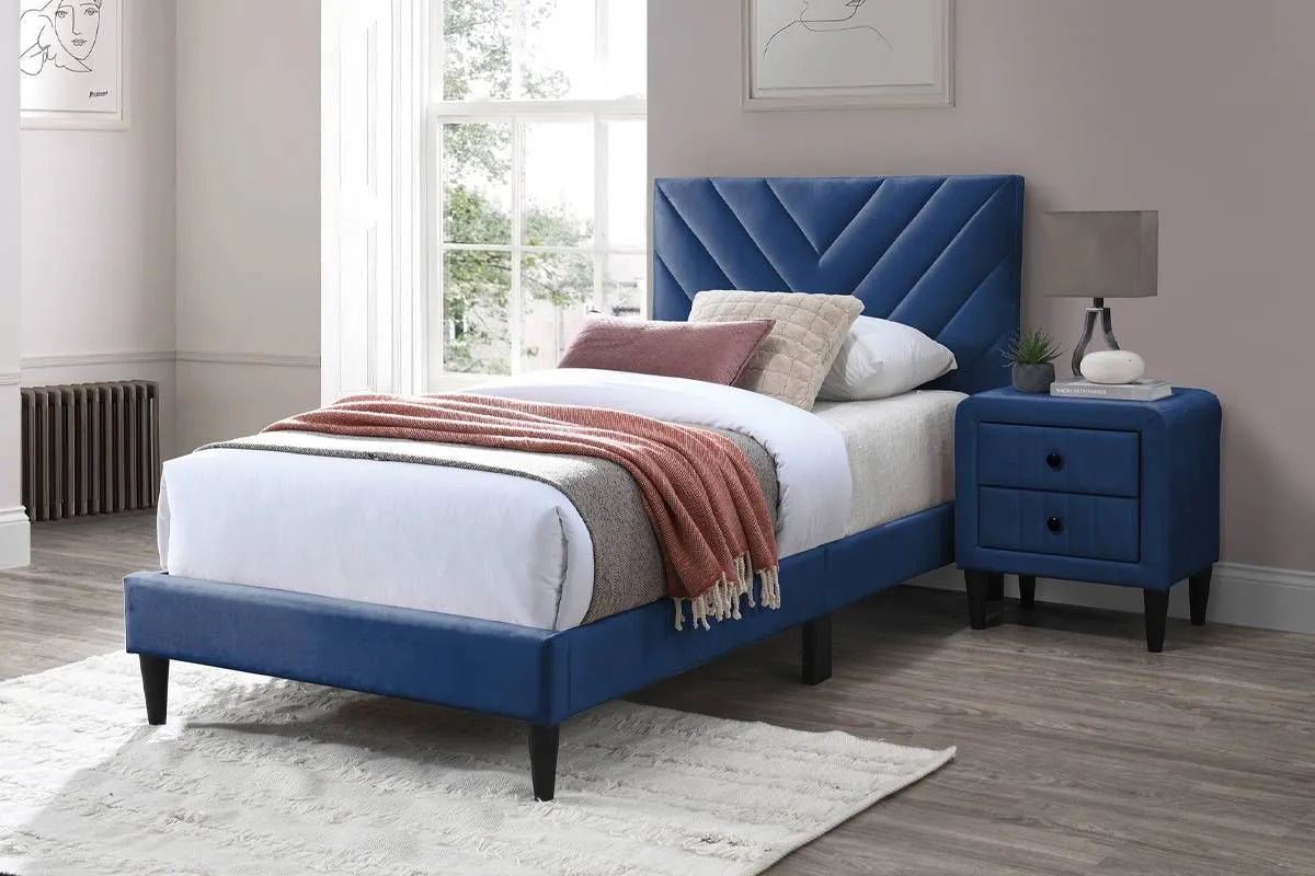 blue bedroom set
