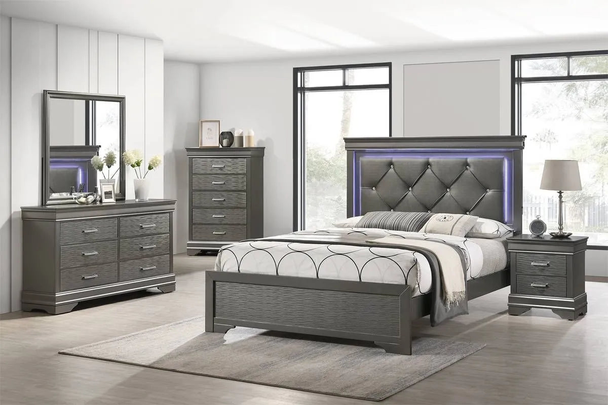 grey bedroom set