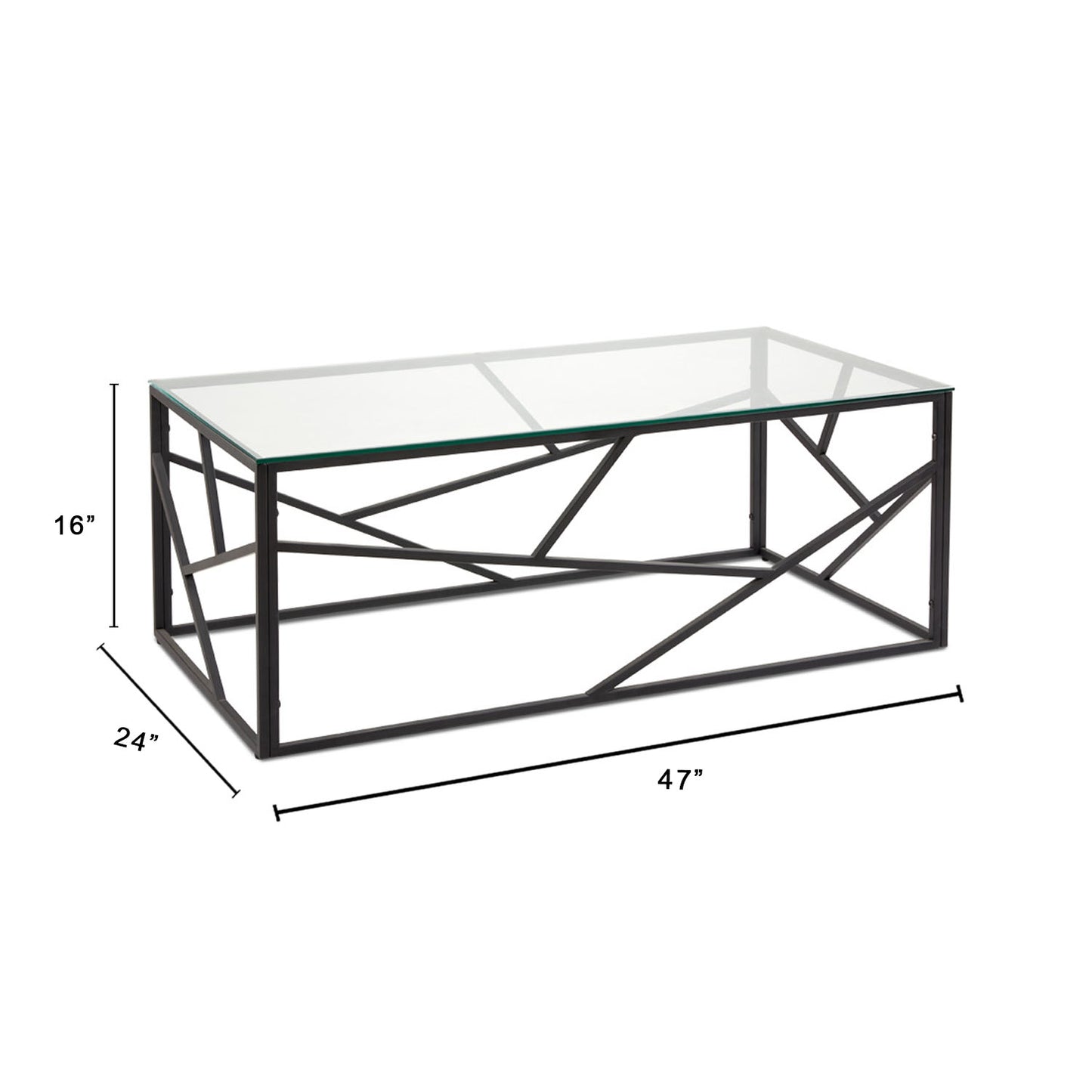 glass coffee table