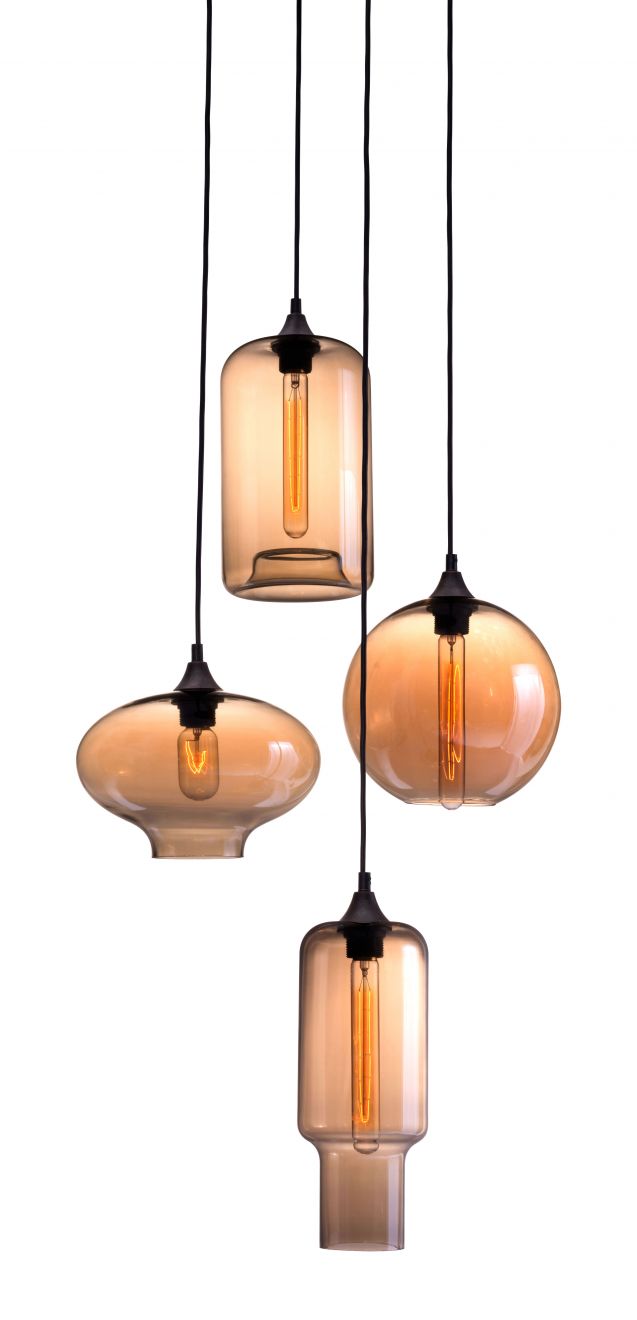 glass chandeliers