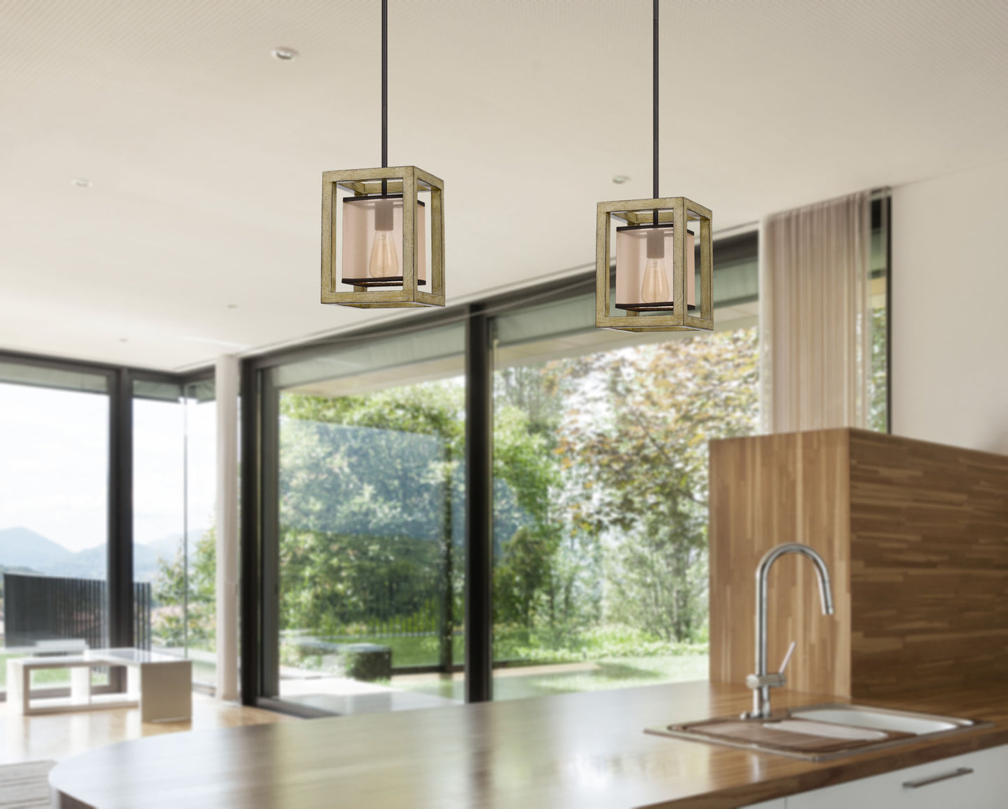 wood pendant