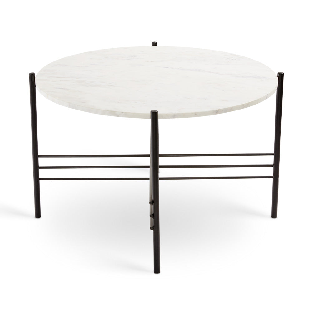 black metal coffee table