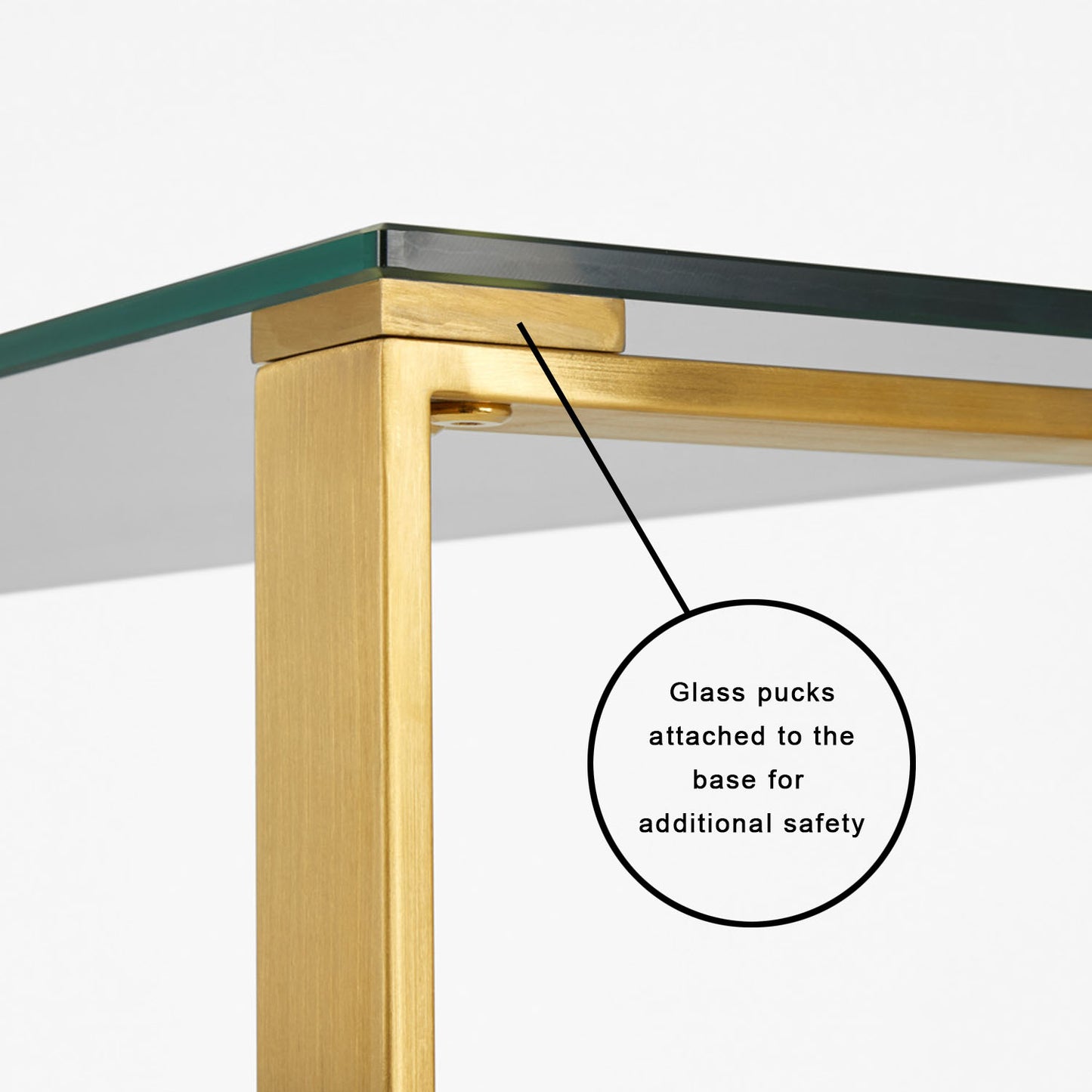steel frame end table