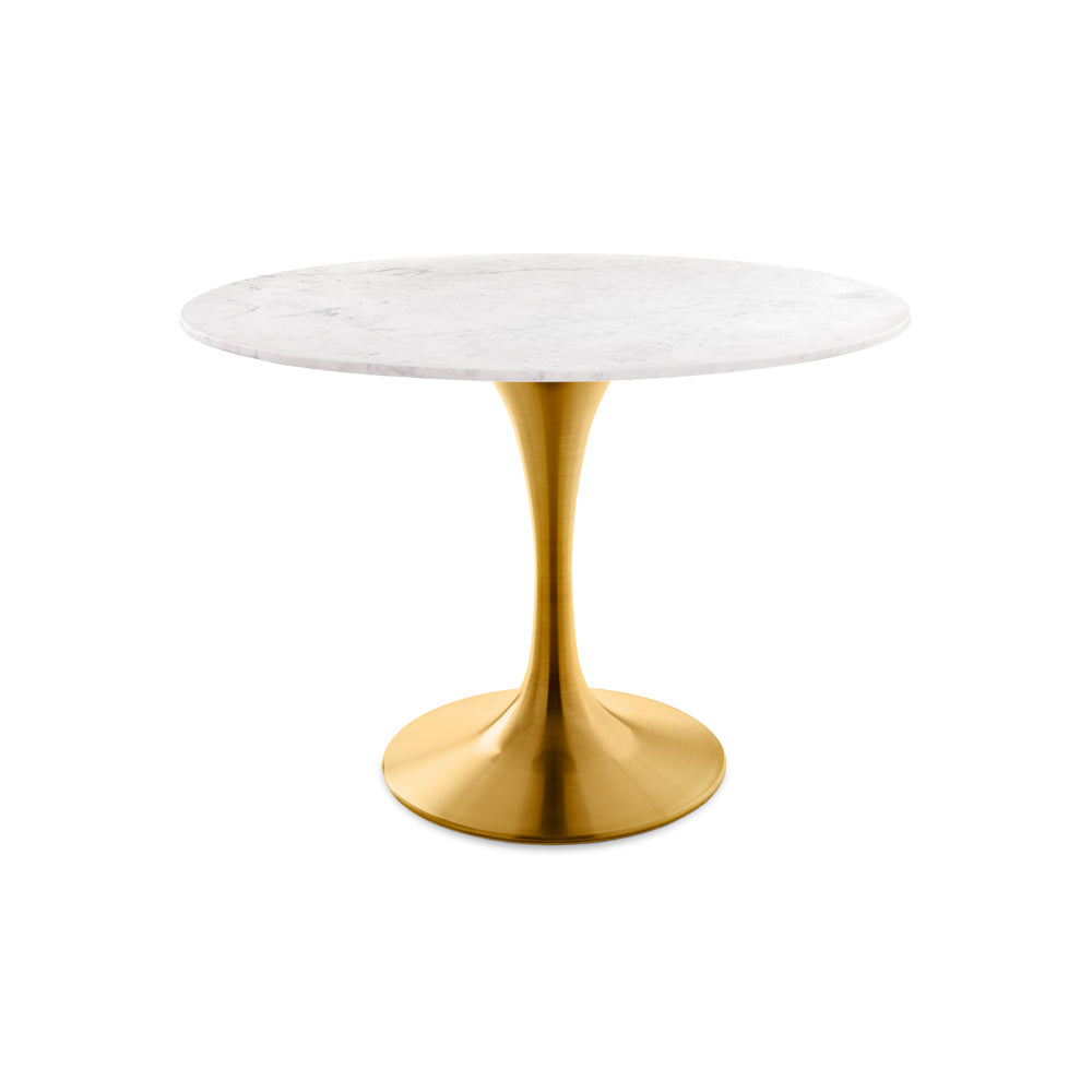 white dining table