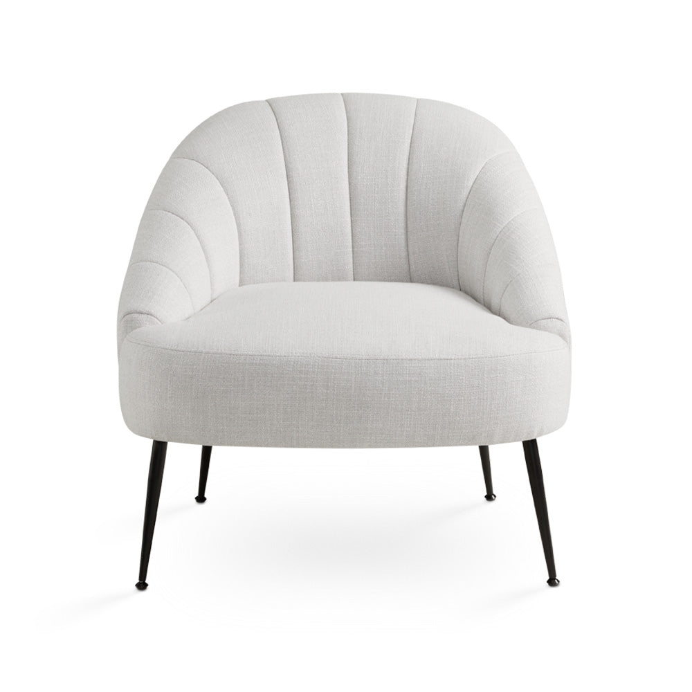 cheap grey fabric accent chair