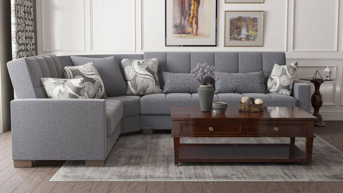 grey sofa sectional