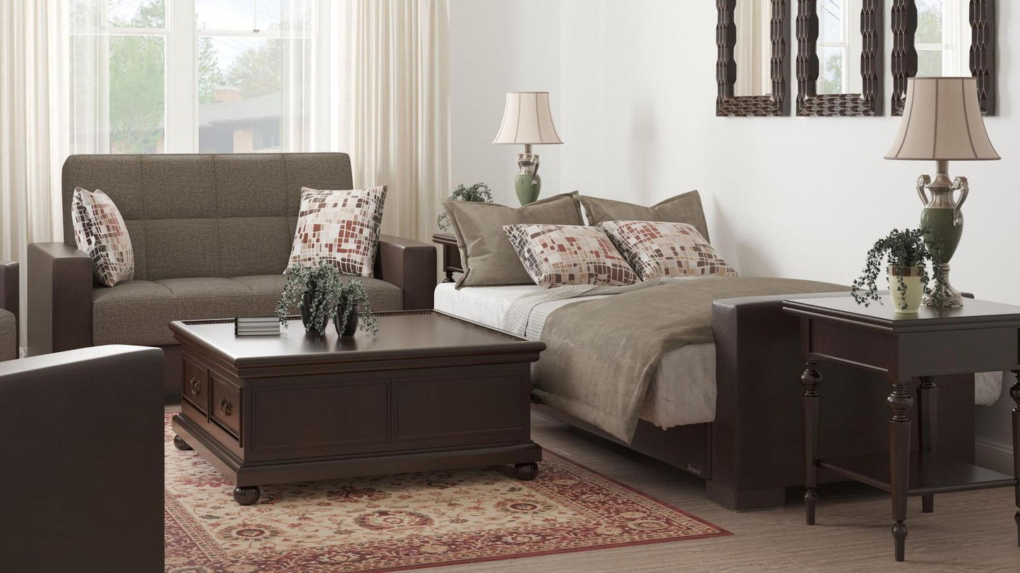 taupe fabric sofa set