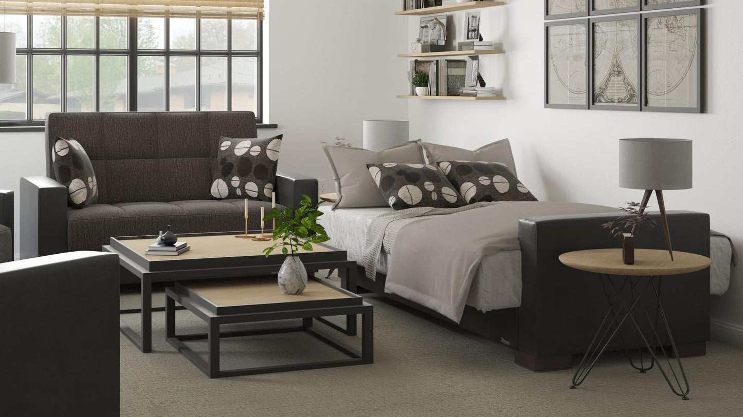 taupe fabric sofa set