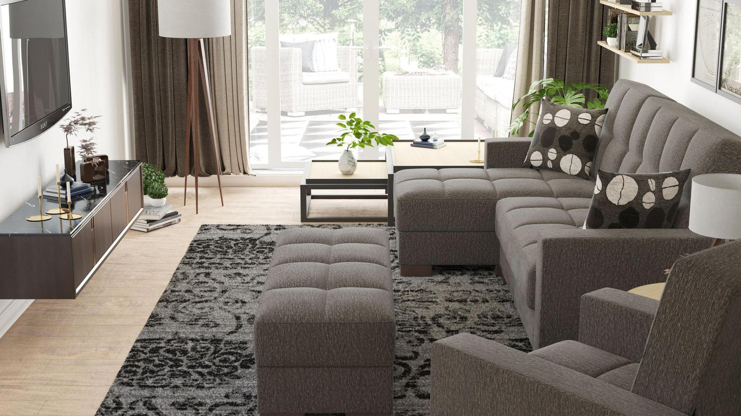 grey sofa sectional