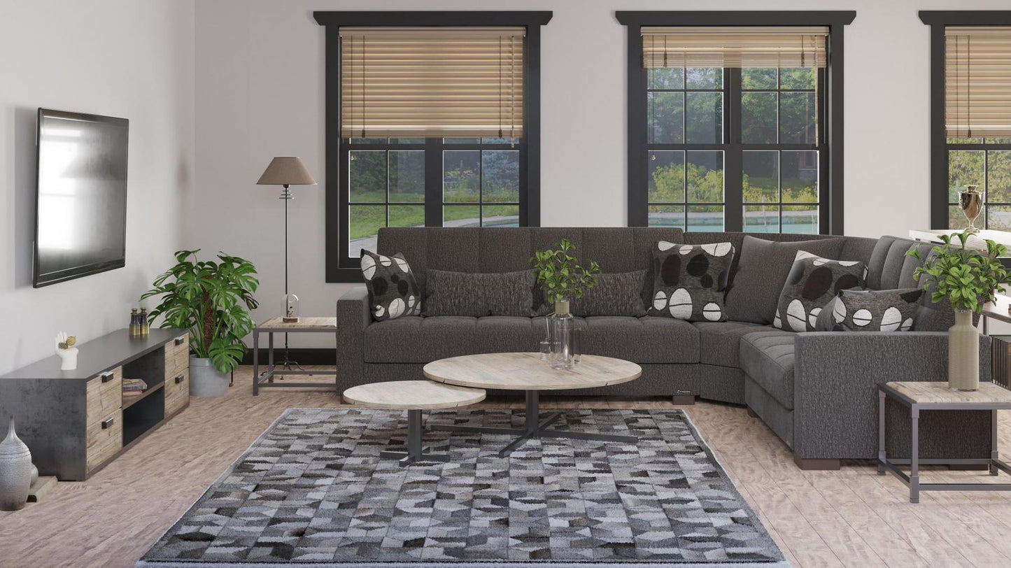 dark grey sofa sectional