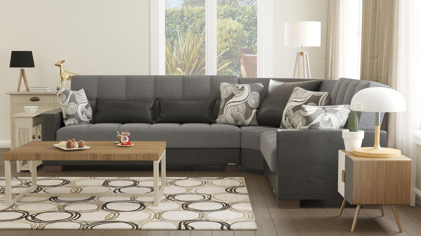 grey sofa sectional