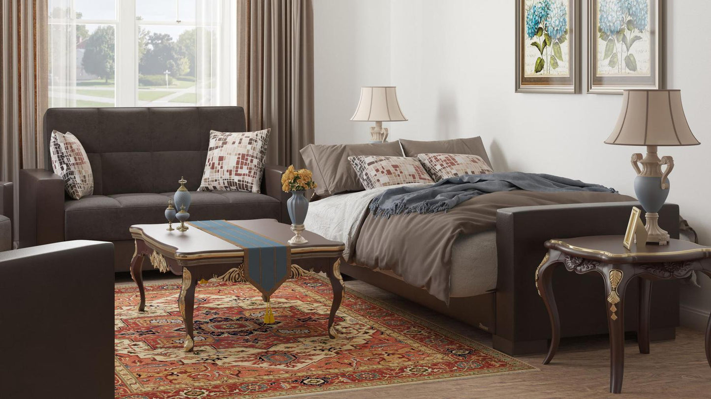 brown fabric set