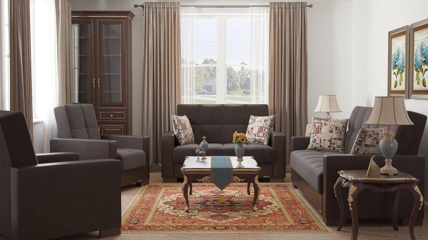 grey fabric sofa