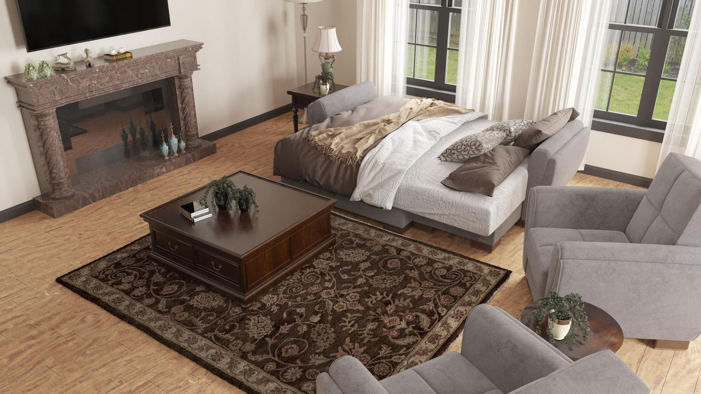 grey convert bed