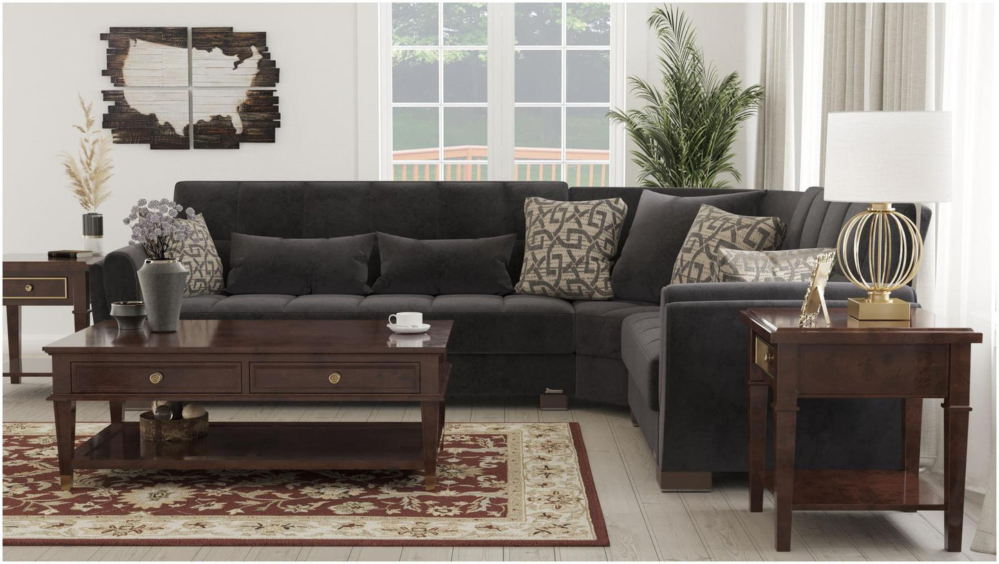 dark grey sofa sectional