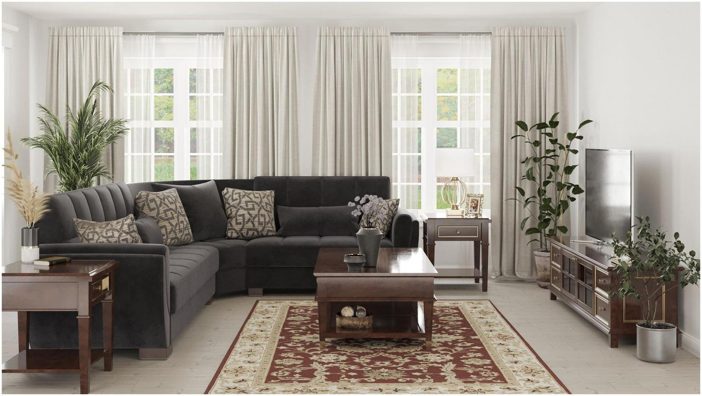 dark grey sofa sectional