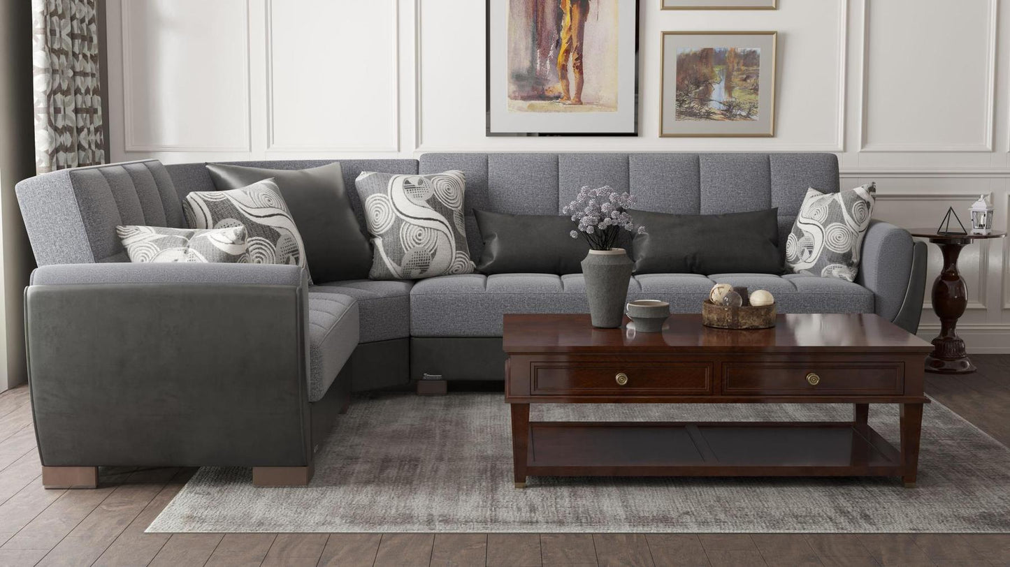 grey sofa sectional