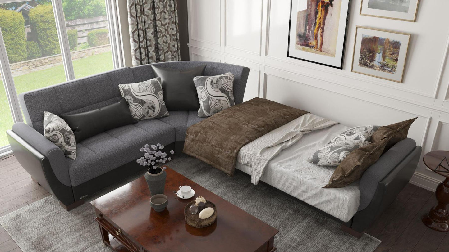 grey sofa sectional
