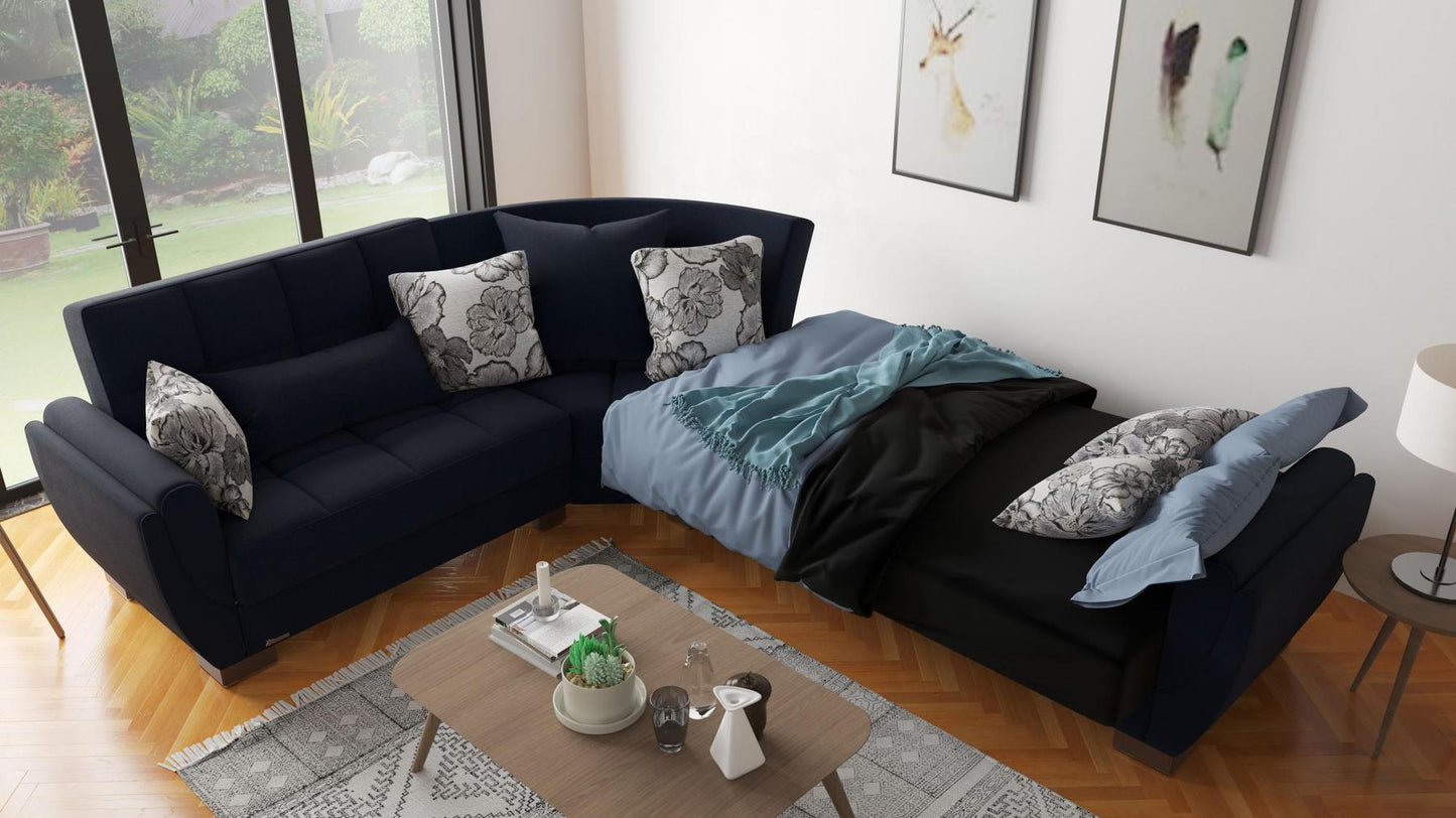 black convert bed