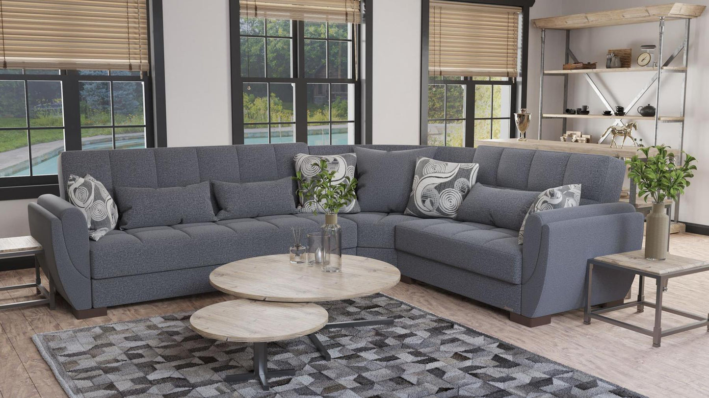 grey sofa sectional