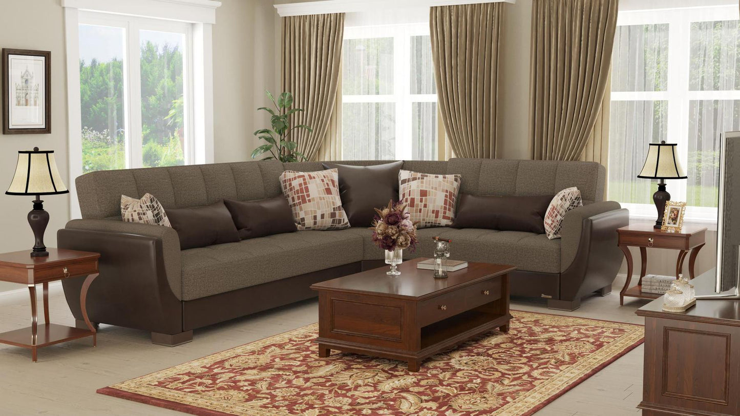 brown sofa sectional